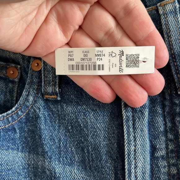 Madewell The Petite Curvy Perfect Vintage Jean - Picture 5 of 7
